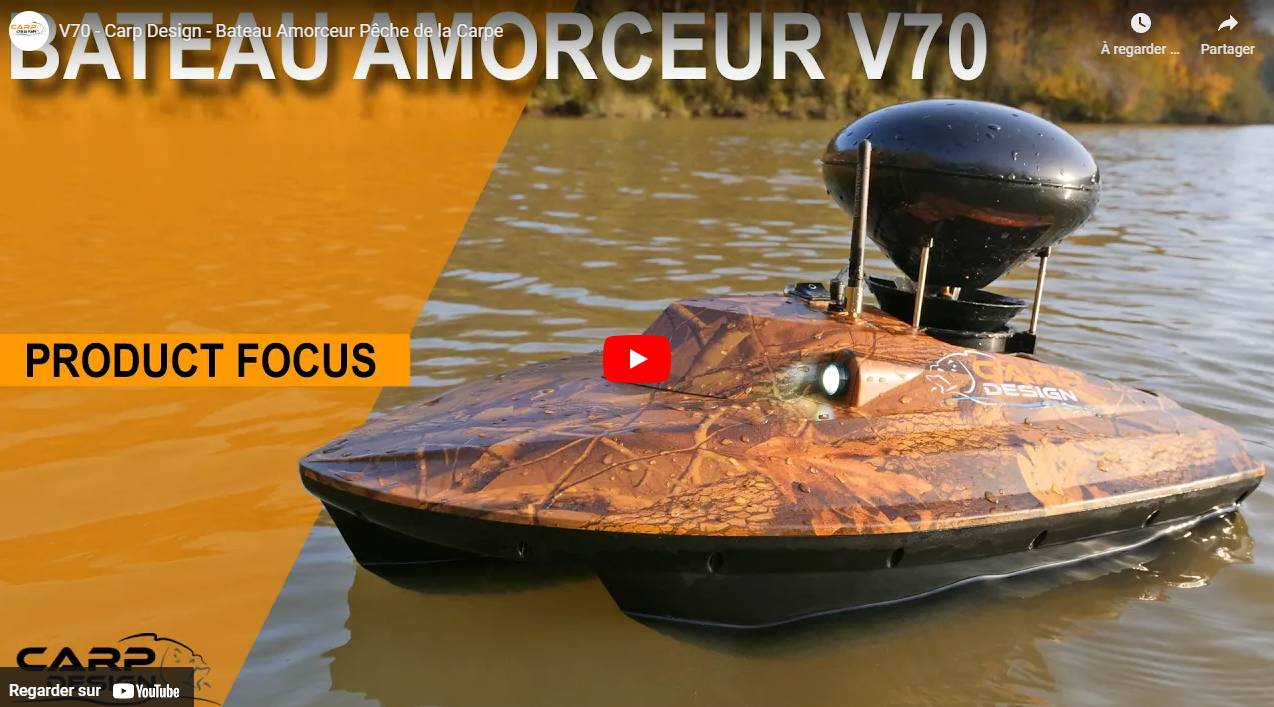 Bateau amorceur V70